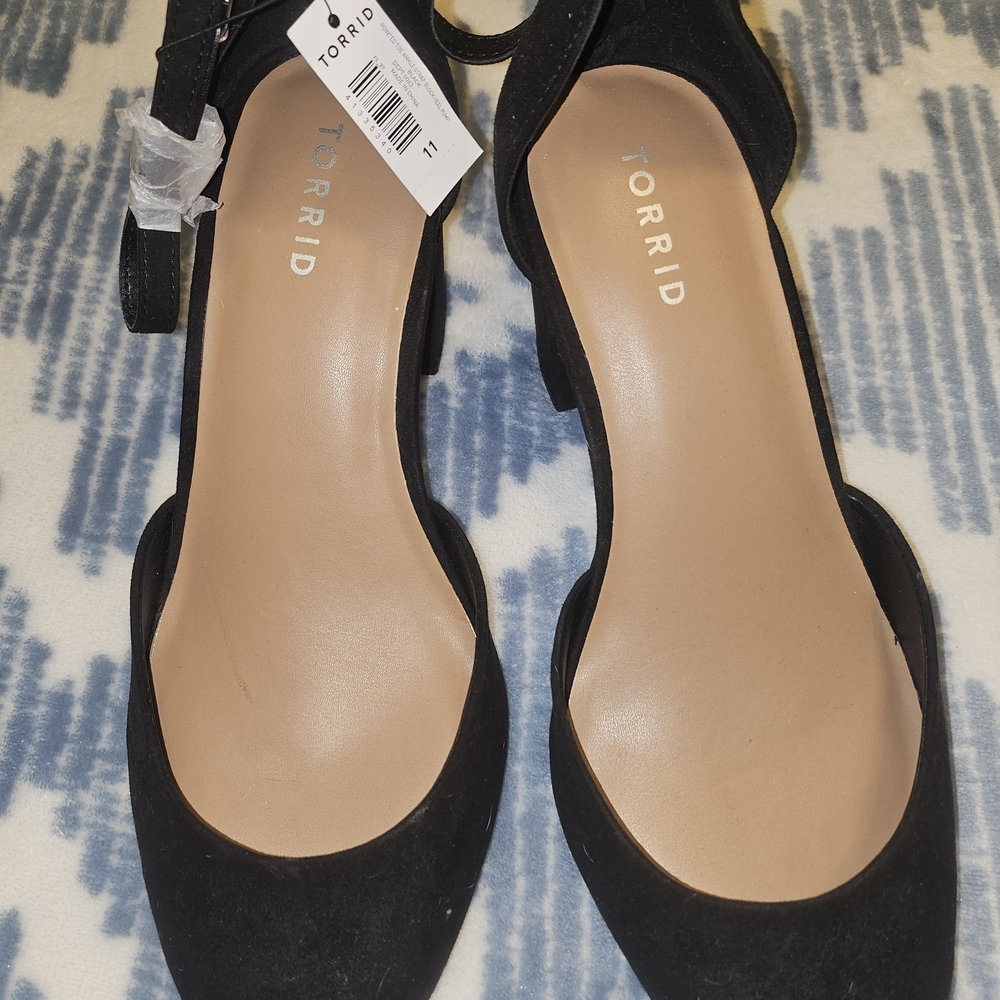 Torrid Women's Black Ankle Strap Shoes